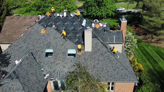 Roof replacement project in Cincinnati